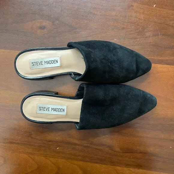 Steve Madden Suede Mules - Picture 5 of 6